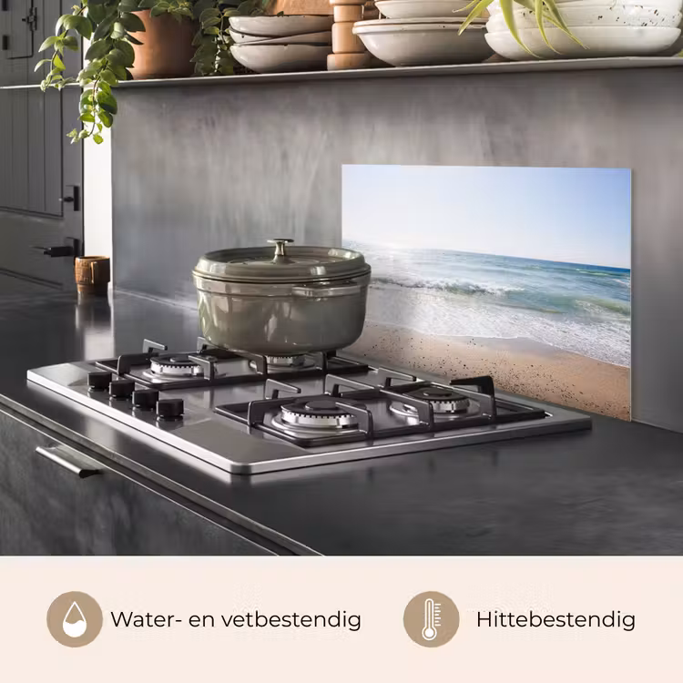Spatscherm keuken - Strand - Water - Turquoise — 2