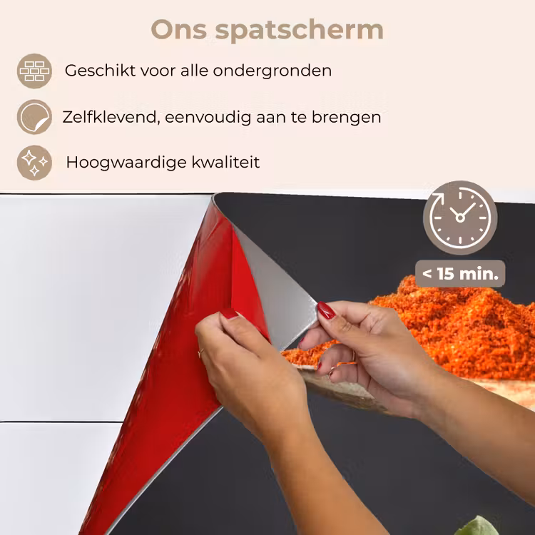 Spatscherm keuken - Balans van Smaak en Geur — 4
