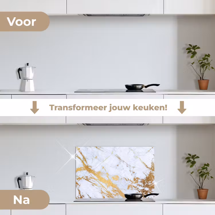 Spatscherm keuken - Koninklijke Marmeren Pracht — 7