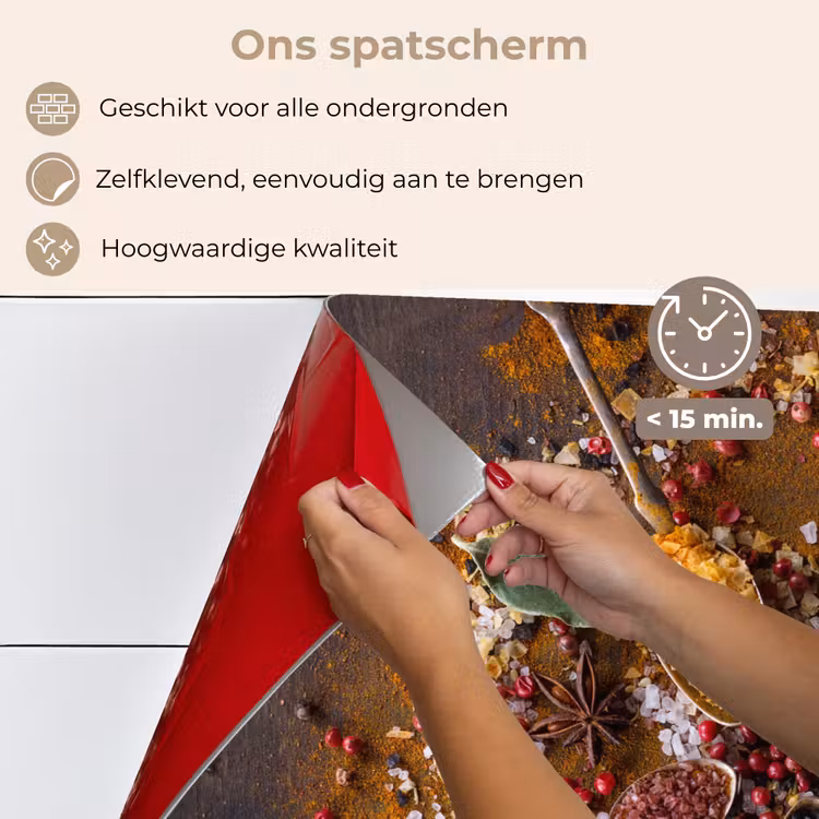 Spatscherm keuken - Kruiden en Specerijen Mozaïek — 4