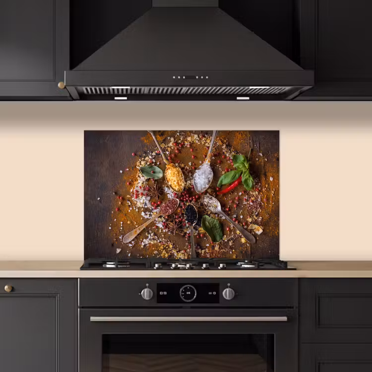 Spatscherm keuken - Kruiden en Specerijen Mozaïek — 5