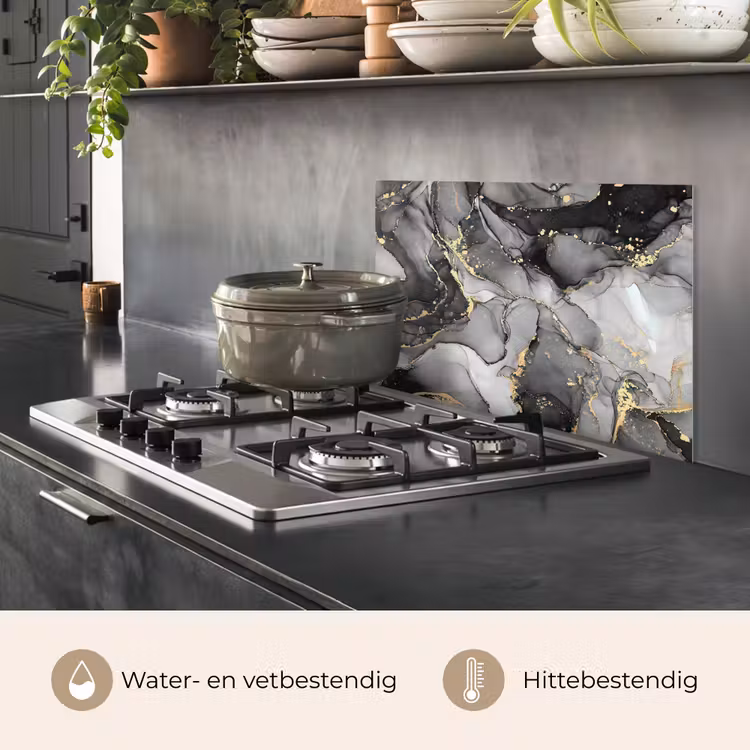 Spatscherm keuken - Schemeringstromen — 2