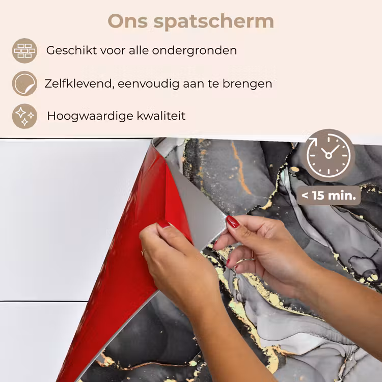 Spatscherm keuken - Schemeringstromen — 4