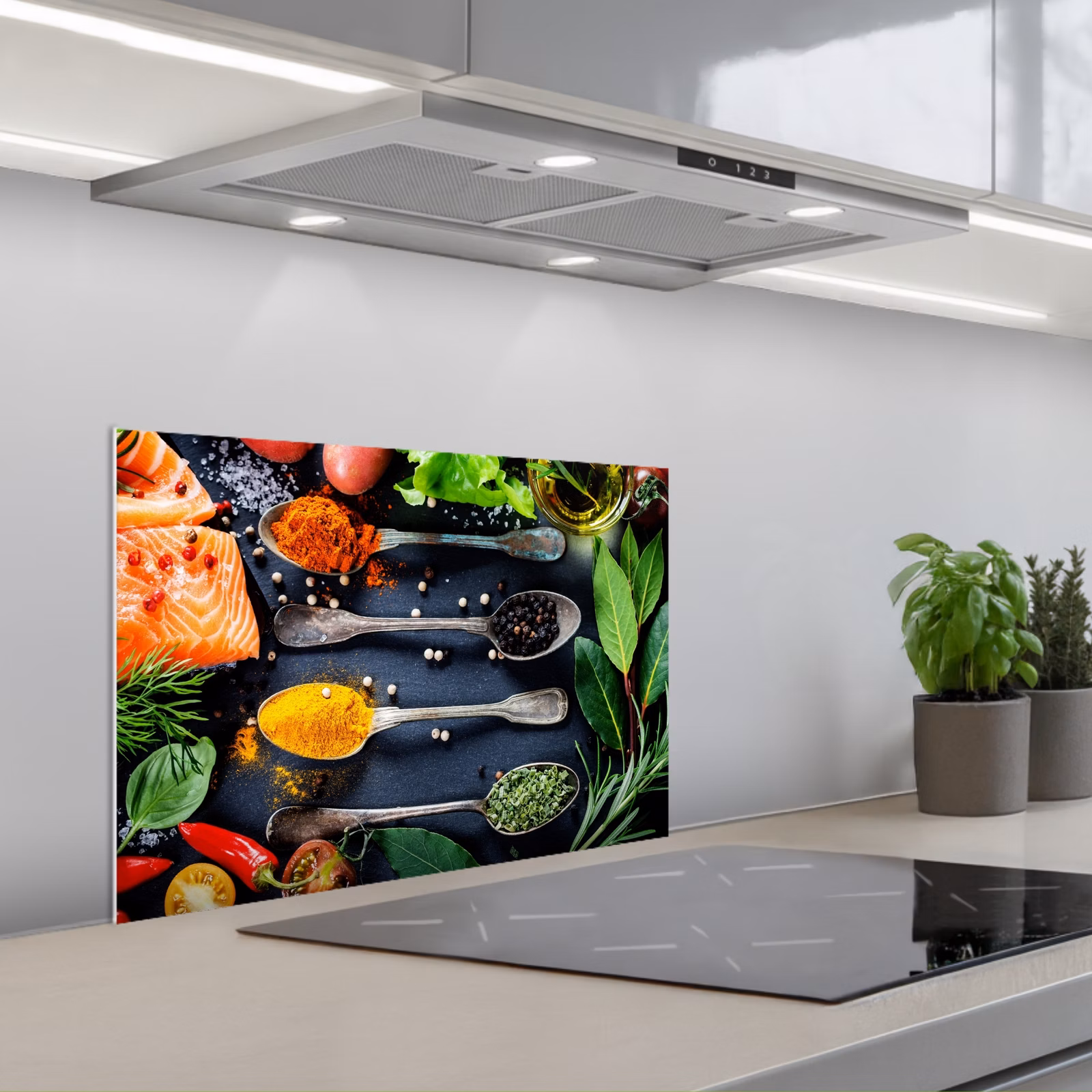 Spatscherm keuken - Smaakvol Schouwspel — 1
