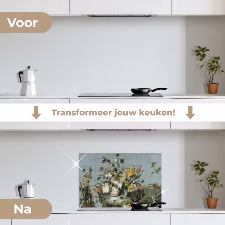 Spatscherm keuken - De Bloemen van Francesco Guardi — 7