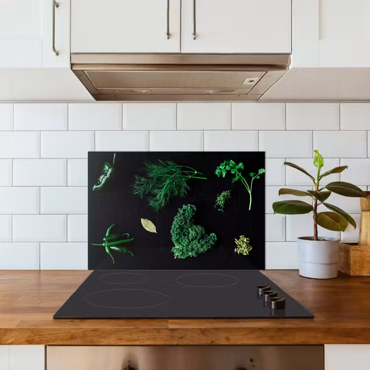 Spatscherm keuken - Groene Gratie — 3