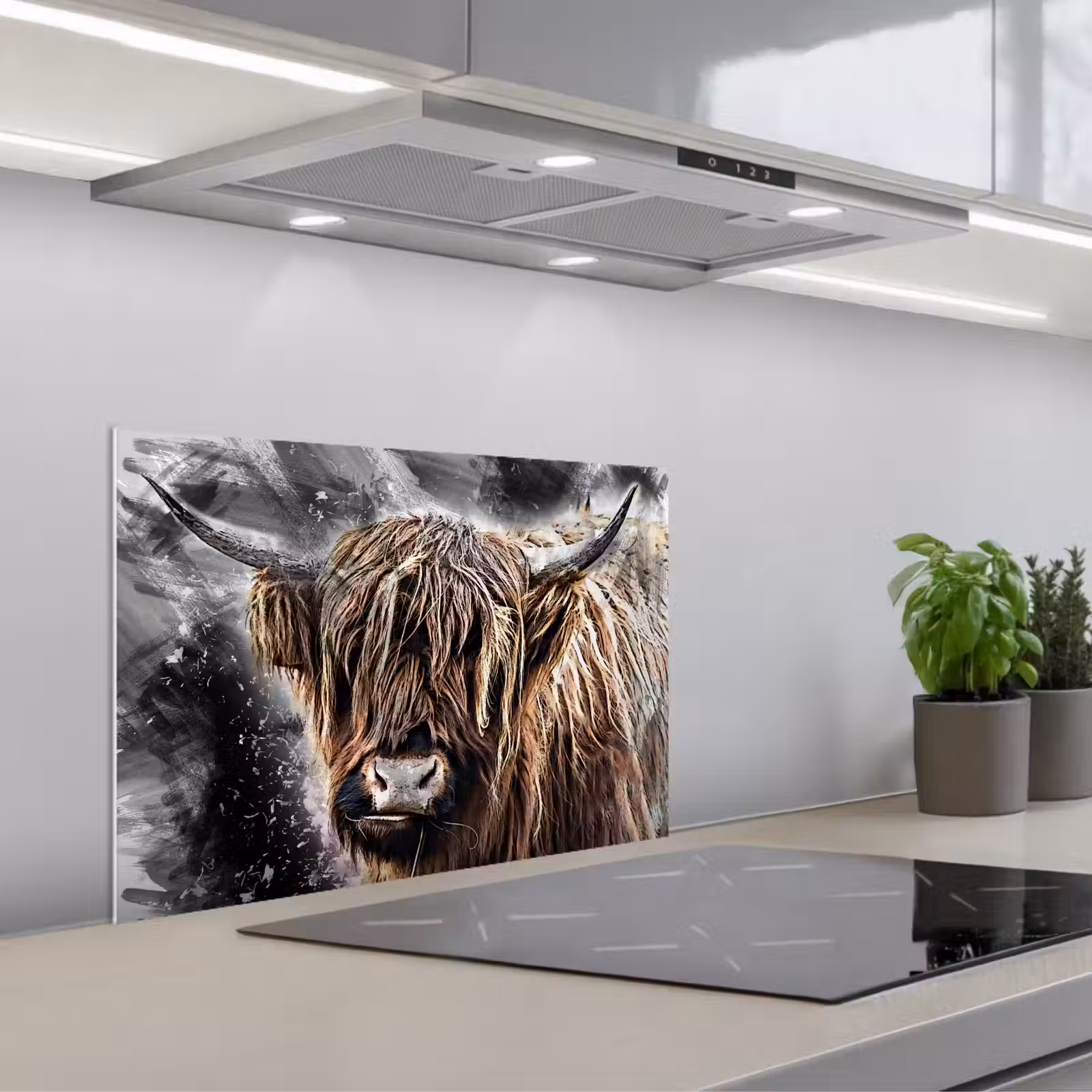 Spatscherm keuken - Natuurlijke Kunst — 1