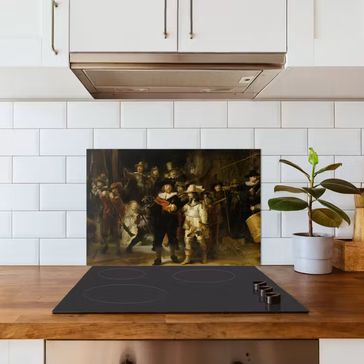 Spatscherm keuken - De Nachtwacht — 3