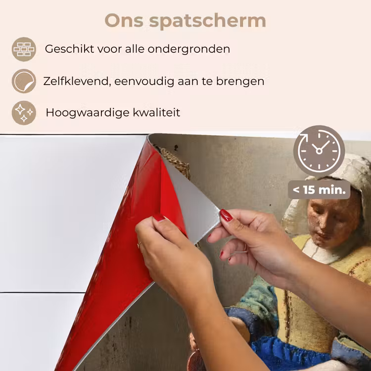 Spatscherm keuken - Het Melkmeisje — 4