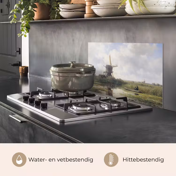 Spatscherm keuken - In 't Gein bij Abcoude — 2
