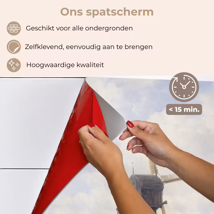 Spatscherm keuken - In 't Gein bij Abcoude — 4