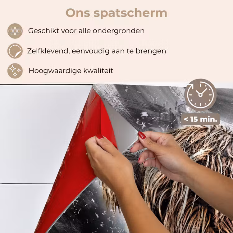 Spatscherm keuken - Natuurlijke Kunst — 4