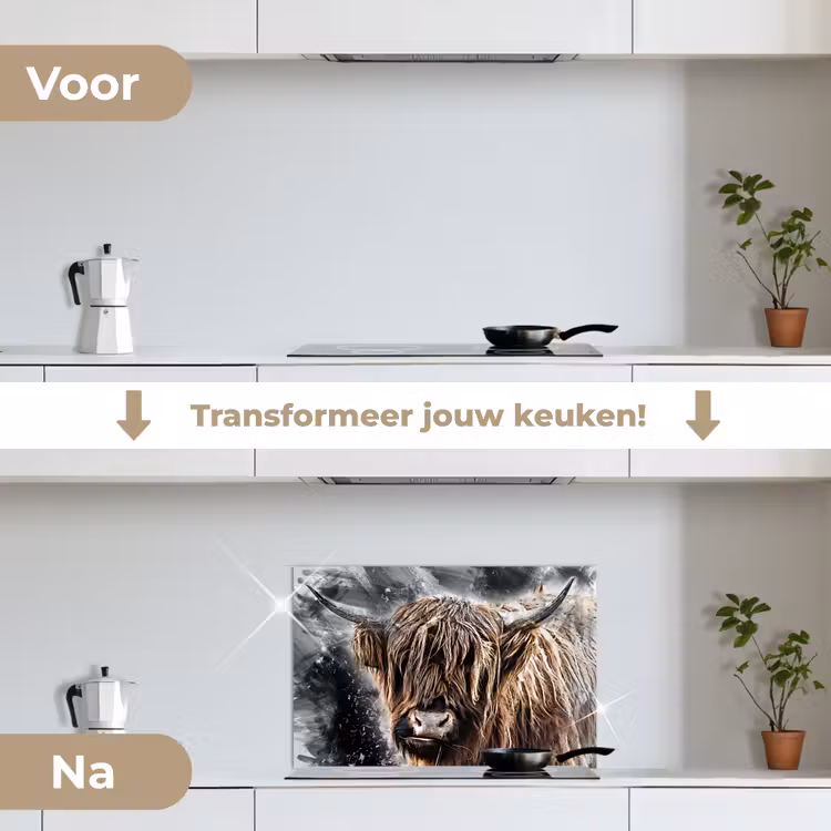 Spatscherm keuken - Natuurlijke Kunst — 7