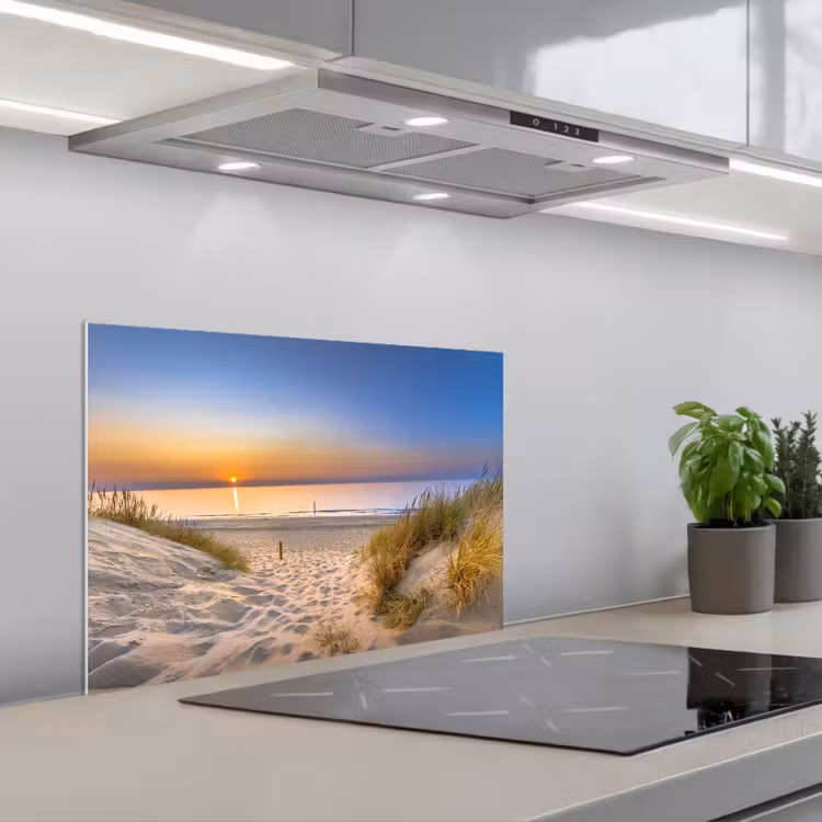 Spatscherm keuken - Duinen bij Dageraad — 1
