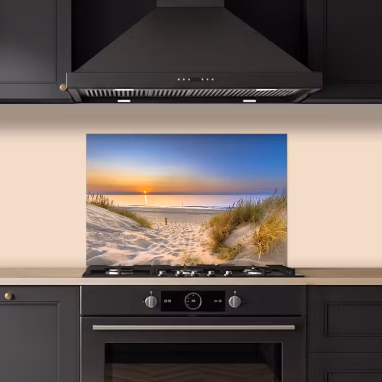 Spatscherm keuken - Duinen bij Dageraad — 5