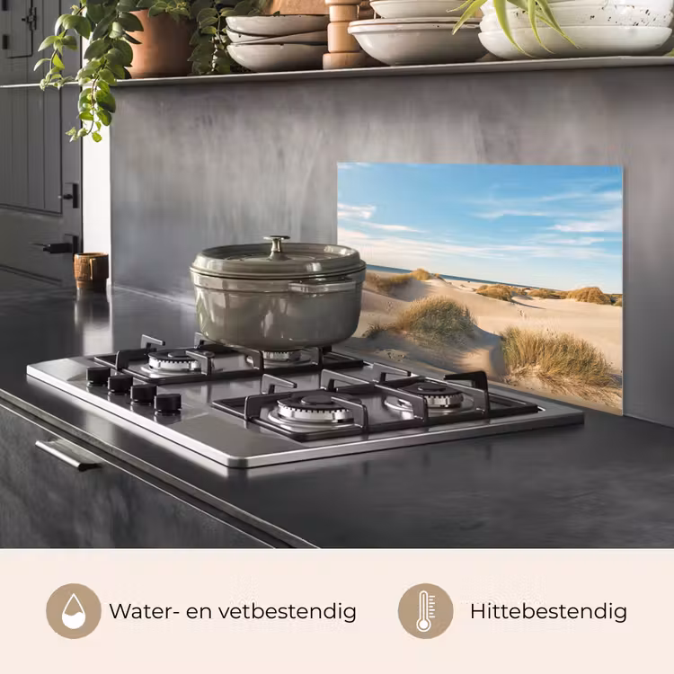 Spatscherm keuken - Duinen in de Namiddagzon — 2