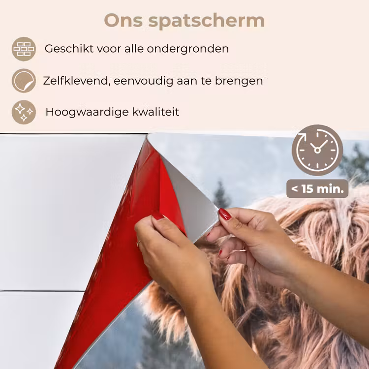 Spatscherm keuken - Hooglandse Wachter — 4