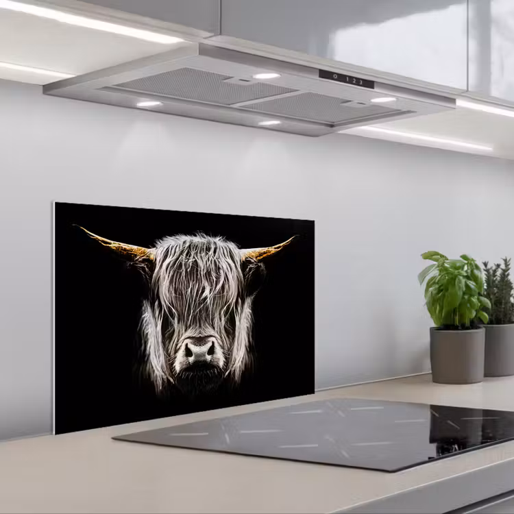 Spatscherm keuken - Symmetrie in de Schaduw — 1
