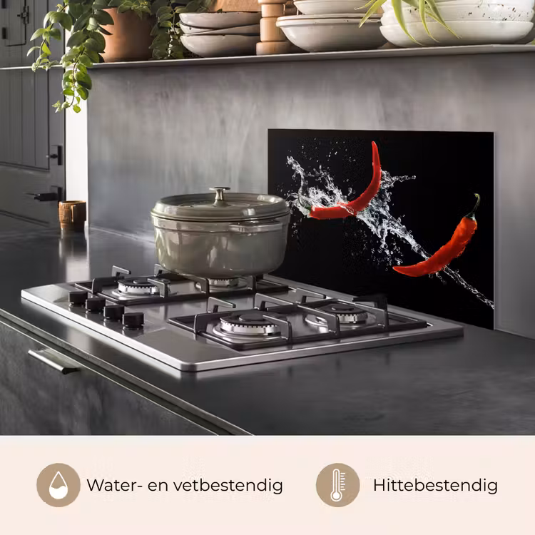 Spatscherm keuken - Dans van de Chili's — 2