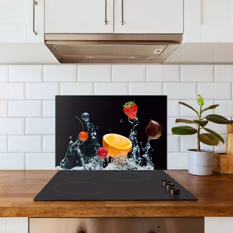 Spatscherm keuken - Fruitige Fontein — 3