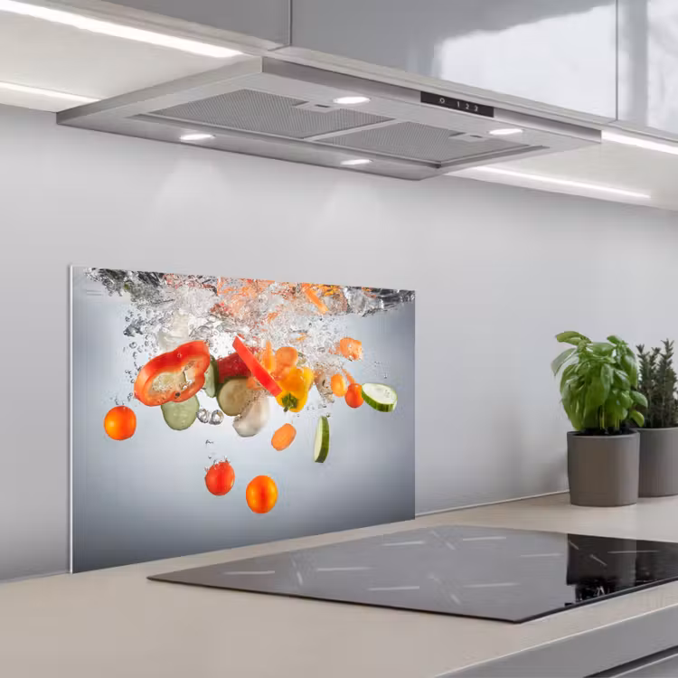 Spatscherm keuken - Onderwateroogst — 1