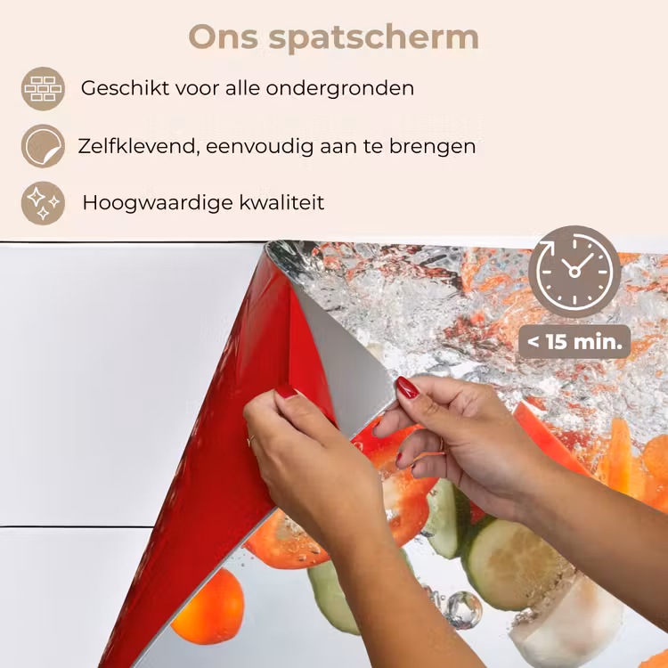 Spatscherm keuken - Onderwateroogst — 4