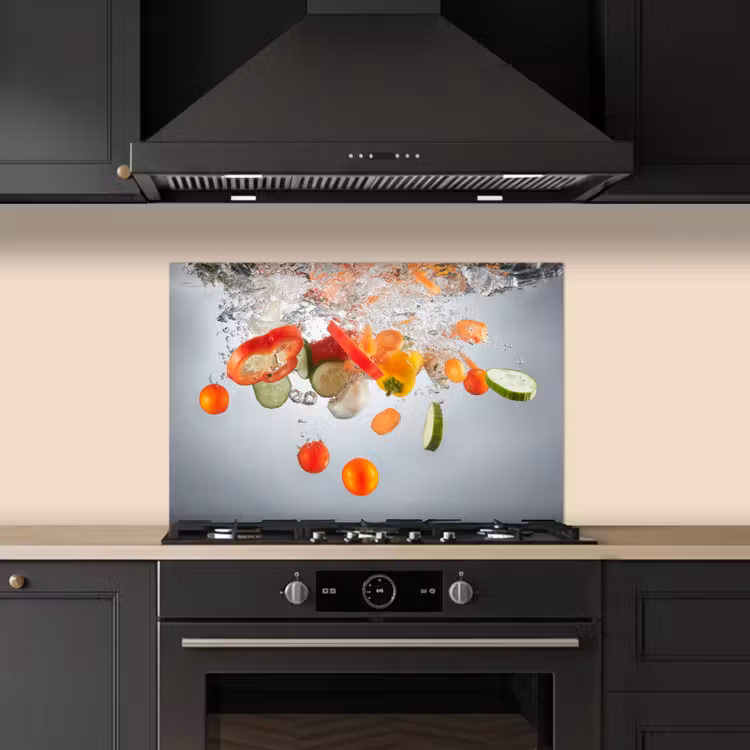 Spatscherm keuken - Onderwateroogst — 5