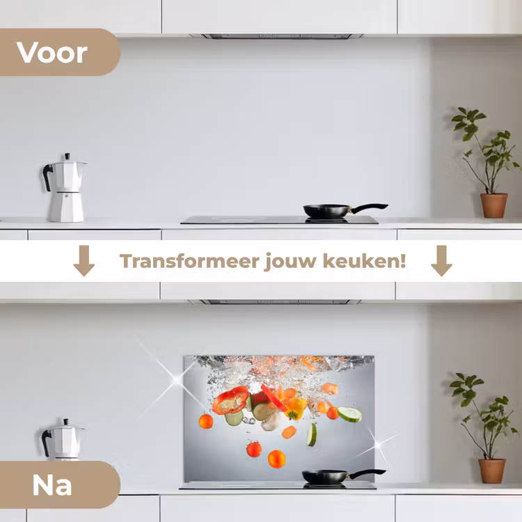 Spatscherm keuken - Onderwateroogst — 7