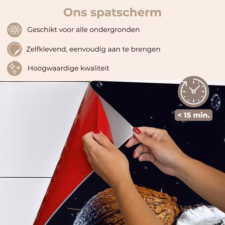 Spatscherm keuken - Tropische Verrassing — 4