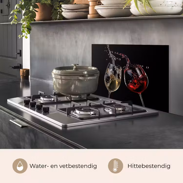 Spatscherm keuken - Toost op Contrast — 2