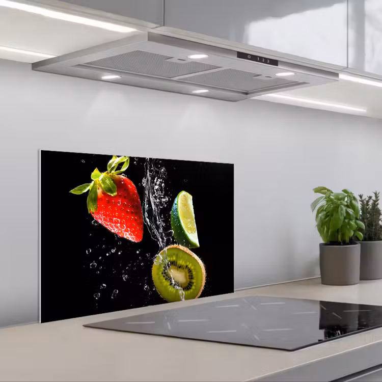 Spatscherm keuken - Vitamine Splash — 1