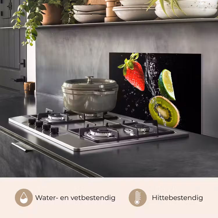 Spatscherm keuken - Vitamine Splash — 2