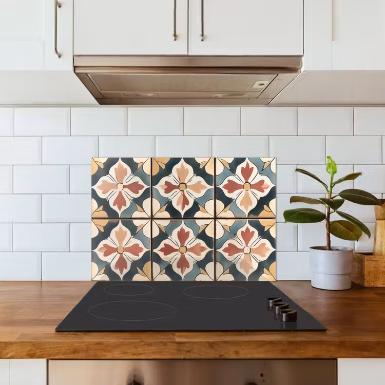 Spatscherm keuken - Decoratie - Tegels - Spaans - Vintage — 3