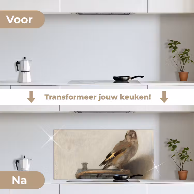 Spatscherm keuken - Het puttertje - Carel Fabritius — 7