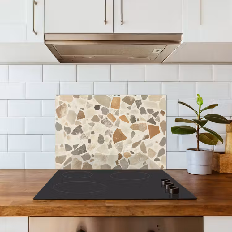 Spatscherm keuken - Stenen - Terrazzo - Decoratie - Tegels — 3