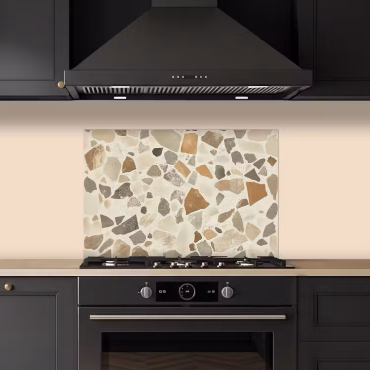 Spatscherm keuken - Stenen - Terrazzo - Decoratie - Tegels — 5