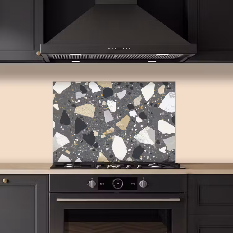 Spatscherm keuken - Terrazzo - Decoratie - Interieur - Stenen — 5