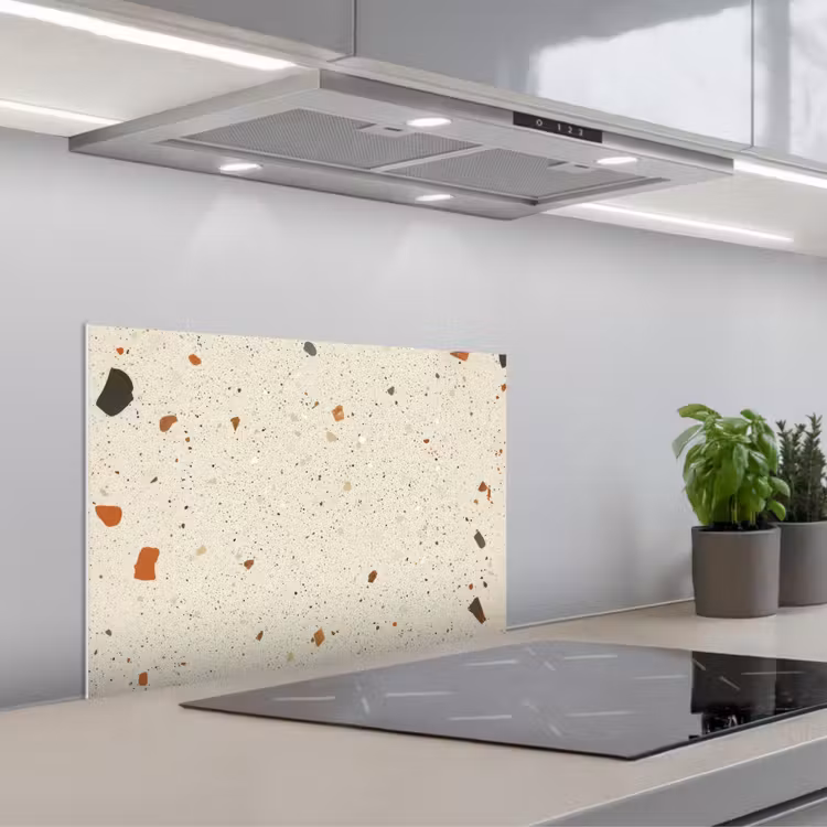 Spatscherm keuken - Terrazzo - Decoratie - Tegels - Patronen — 1