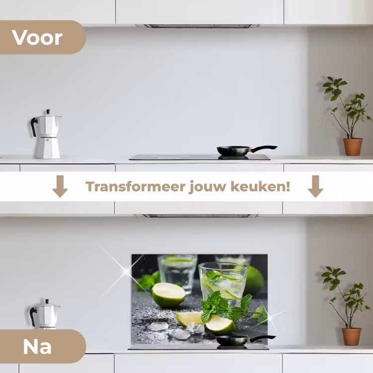Spatscherm keuken - Frisheid in Glas — 7