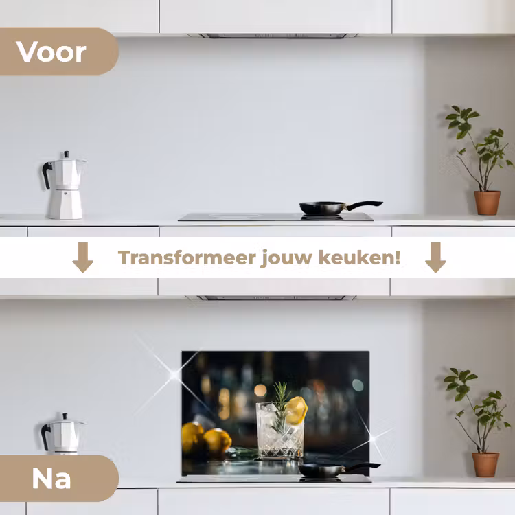 Spatscherm keuken - Gin-tonic met een Vleugje Citroen — 7