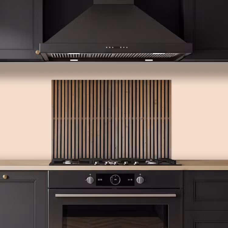 Spatscherm keuken - Vintage - Hout - Design - Structuur — 5