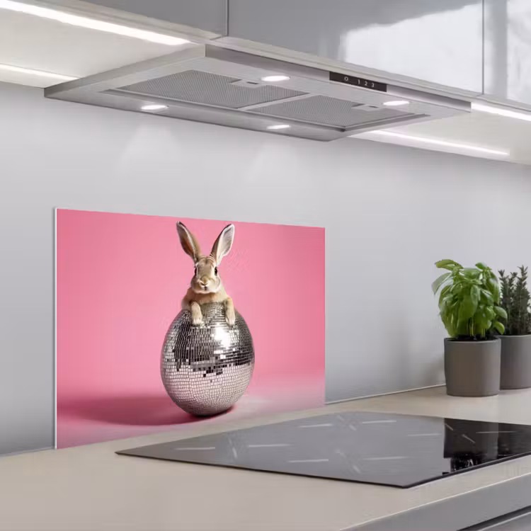 Spatscherm keuken - Haas - Strik -Discobal — 1