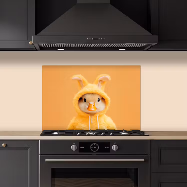 Spatscherm keuken - Paashaas - Kostuum - Eend — 5
