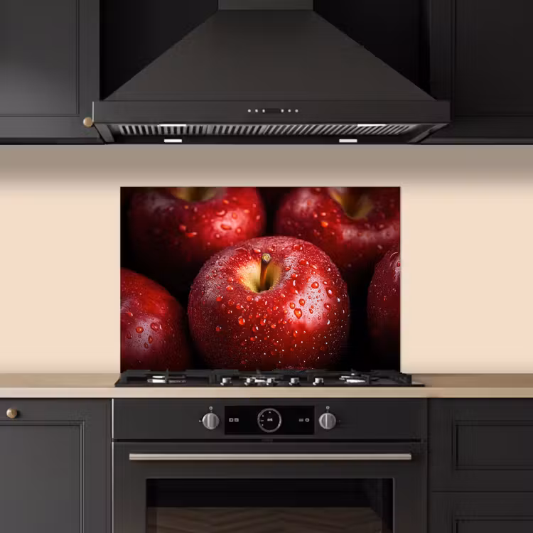 Spatscherm keuken - Rood - Appels - Fruit — 5