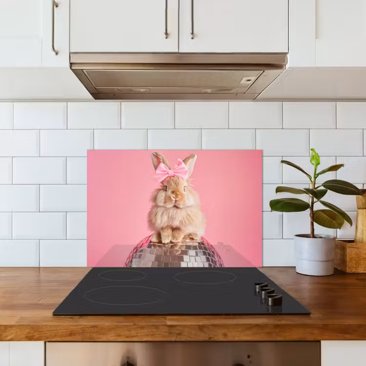 Spatscherm keuken - Strik - Discobal - Konijn — 3