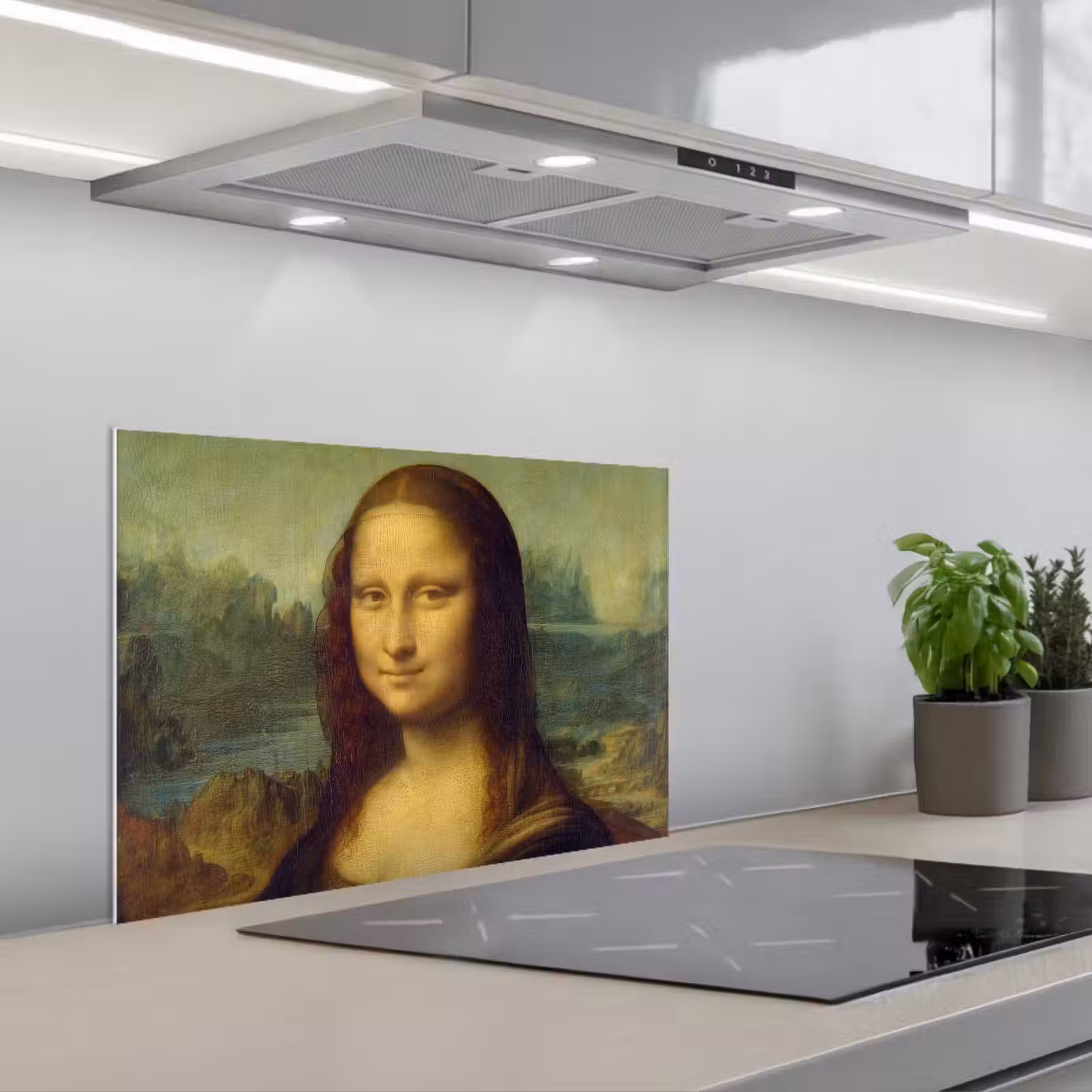 Spatscherm keuken - Mona Lisa - Leonardo da Vinci — 1