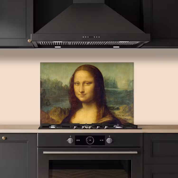 Spatscherm keuken - Mona Lisa - Leonardo da Vinci — 5
