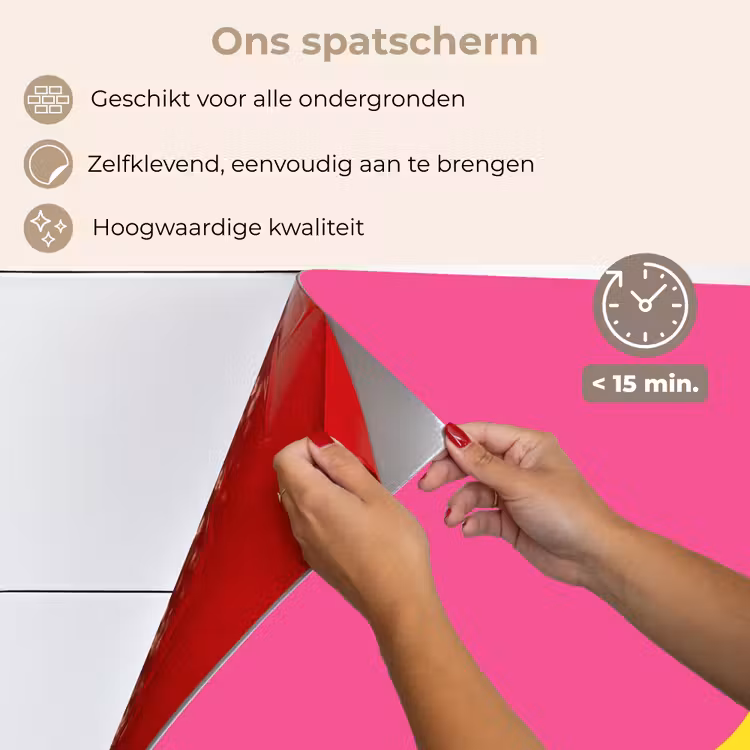 Spatscherm keuken - Banaan - Geel - Fruit — 4