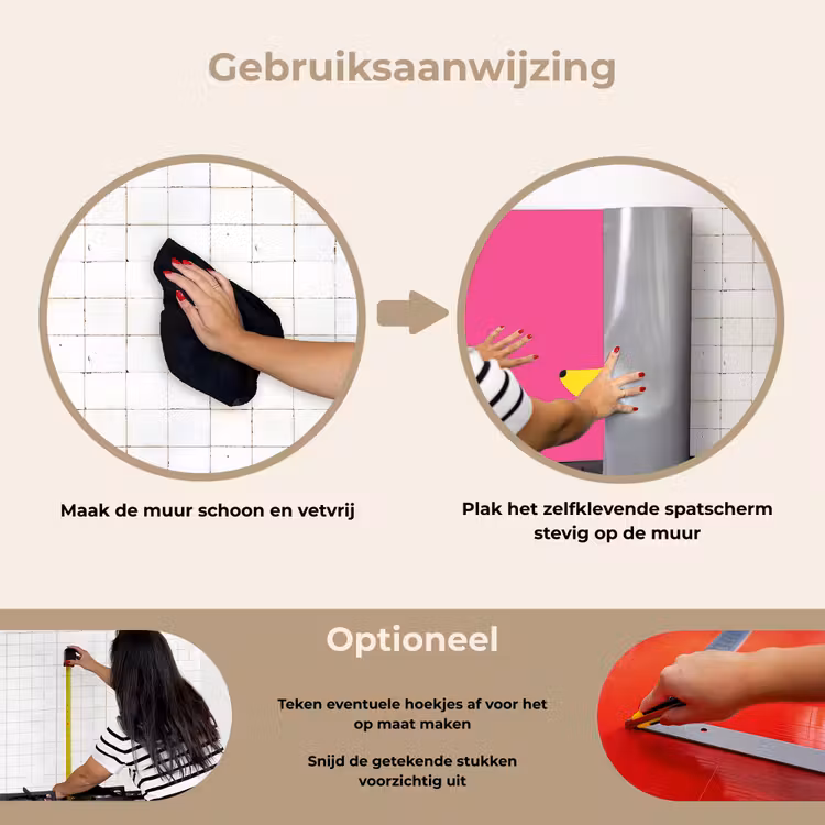 Spatscherm keuken - Banaan - Geel - Fruit — 6