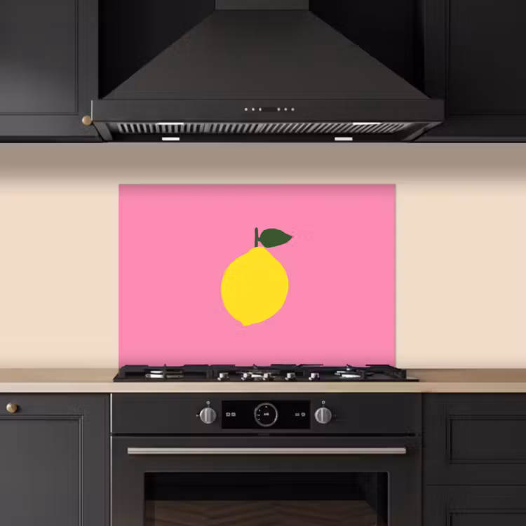 Spatscherm keuken - Citroen - Geel - Fris — 5